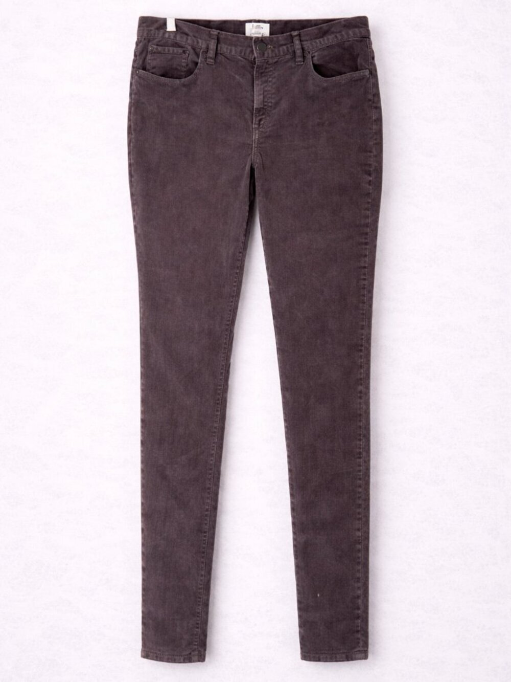 J.Crew Women's Lookout High-Rise Skinny Corduroy Pants Gray Waist 32